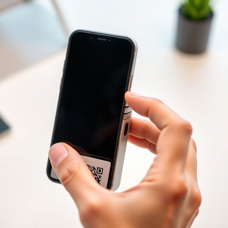 Scanning a QR code on a vape box to identify a genuine IGET or Alibarbar device in Australia.