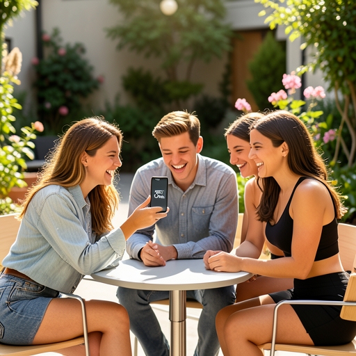 A group of happy friends in Australia sharing their positive AuVapeNearby reviews.